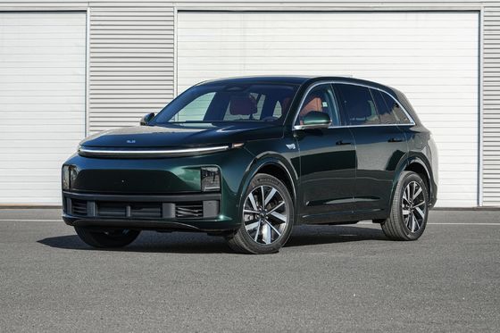LEADING IDEAL L7 Mobil EV Tiongkok Hybrid Ultra Luxury SUV 210KM
