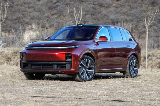 LEADING IDEAL L7 Mobil EV Tiongkok Hybrid Ultra Luxury SUV 210KM