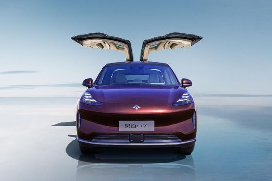 Hyper HT China Luxury Pure Electric SUV Baterai Hidup 550km-770km Pintu Sayap Belakang Gull